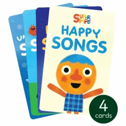Yoto Player Jeux High-Tech*Cartes Super Simple Songs Collection - Pack de 4