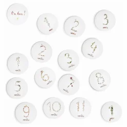 Clearance Mushie Cartes étapes Blanc