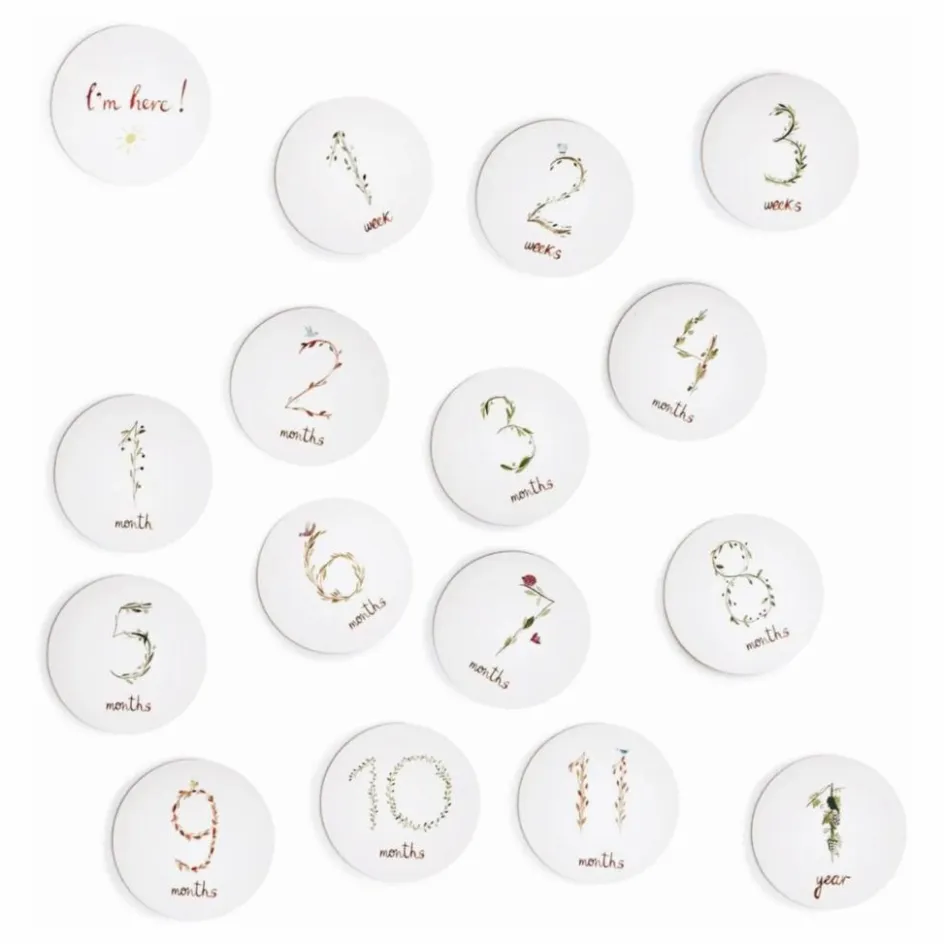 Clearance Mushie Cartes étapes Blanc