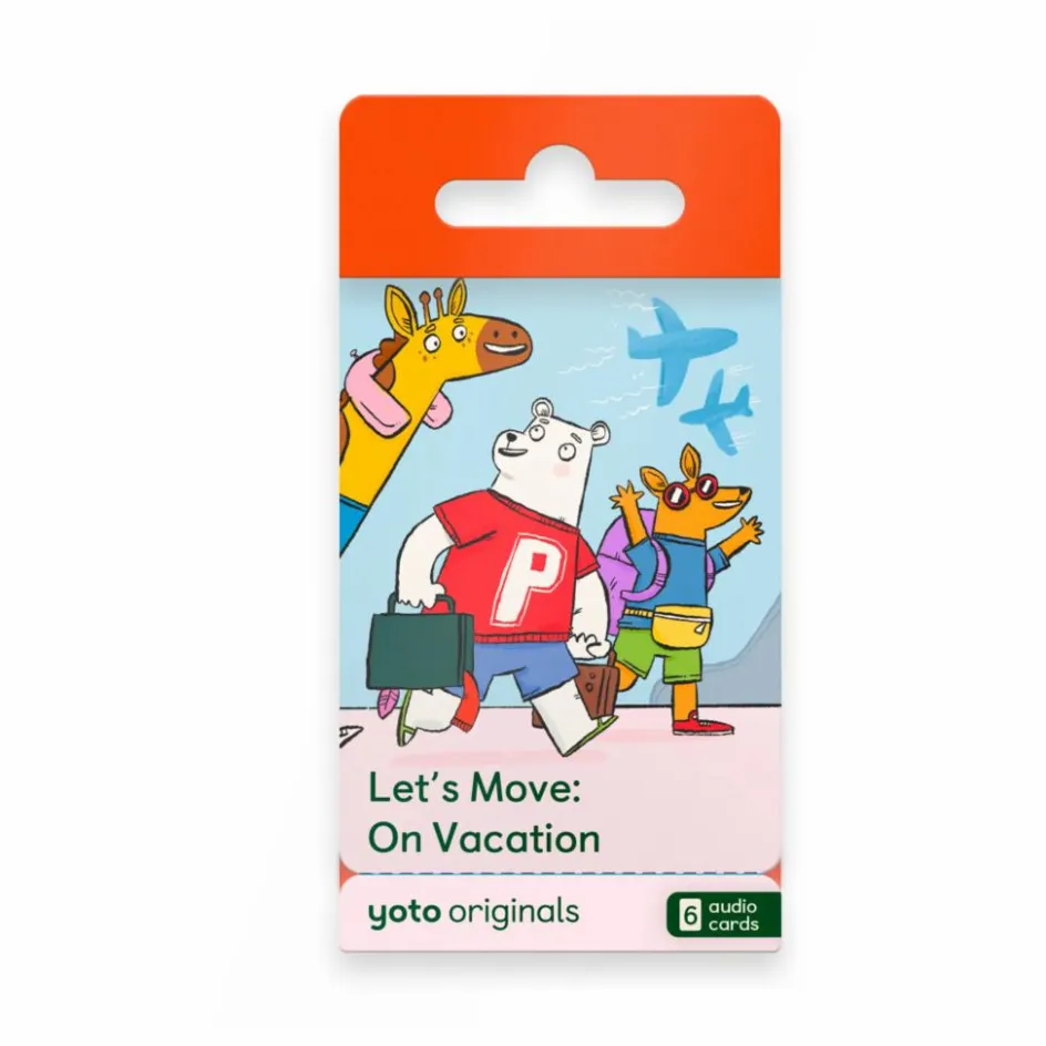 New Cartes Yoto Let's Move on Vacation Jeux High-Tech