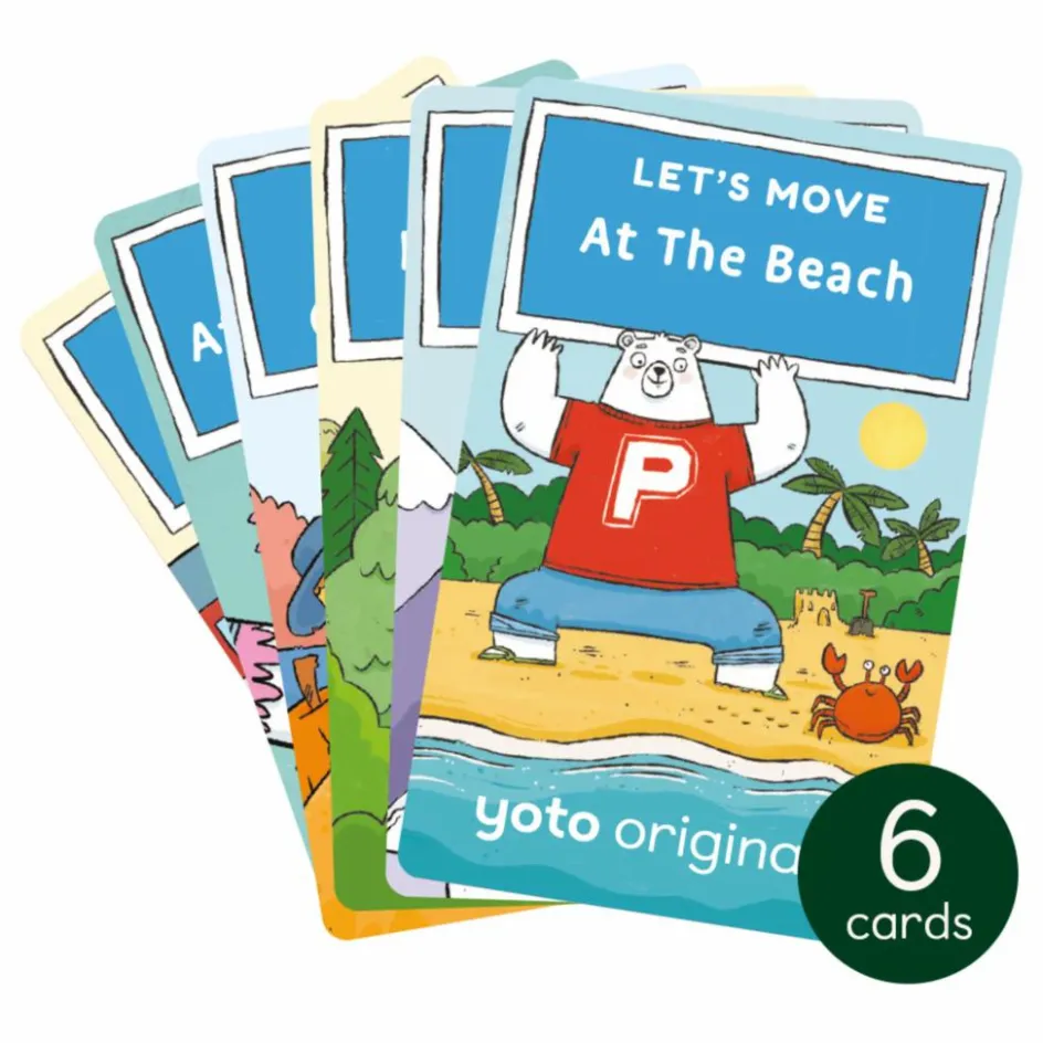 New Cartes Yoto Let's Move on Vacation Jeux High-Tech