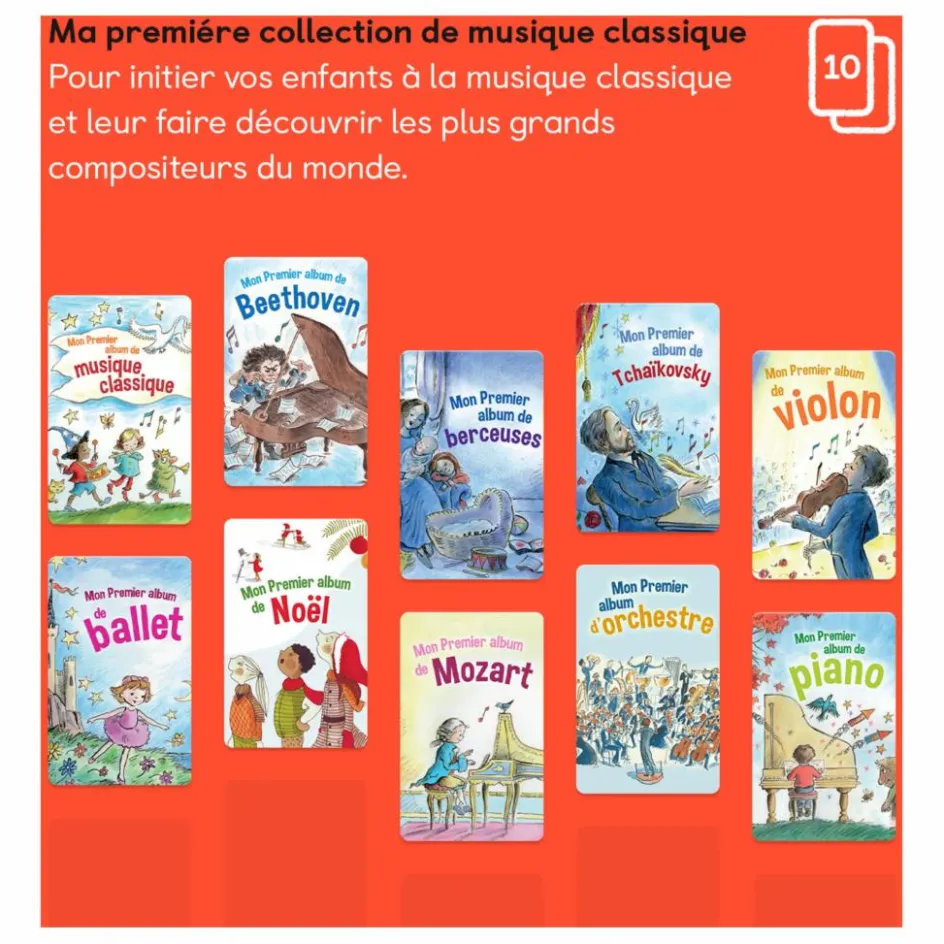 Yoto Player Cartes Yoto Musique Classique| Jeux High-Tech
