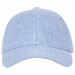 Hot Varsity Headwear Casquette Lin | Bleu azur