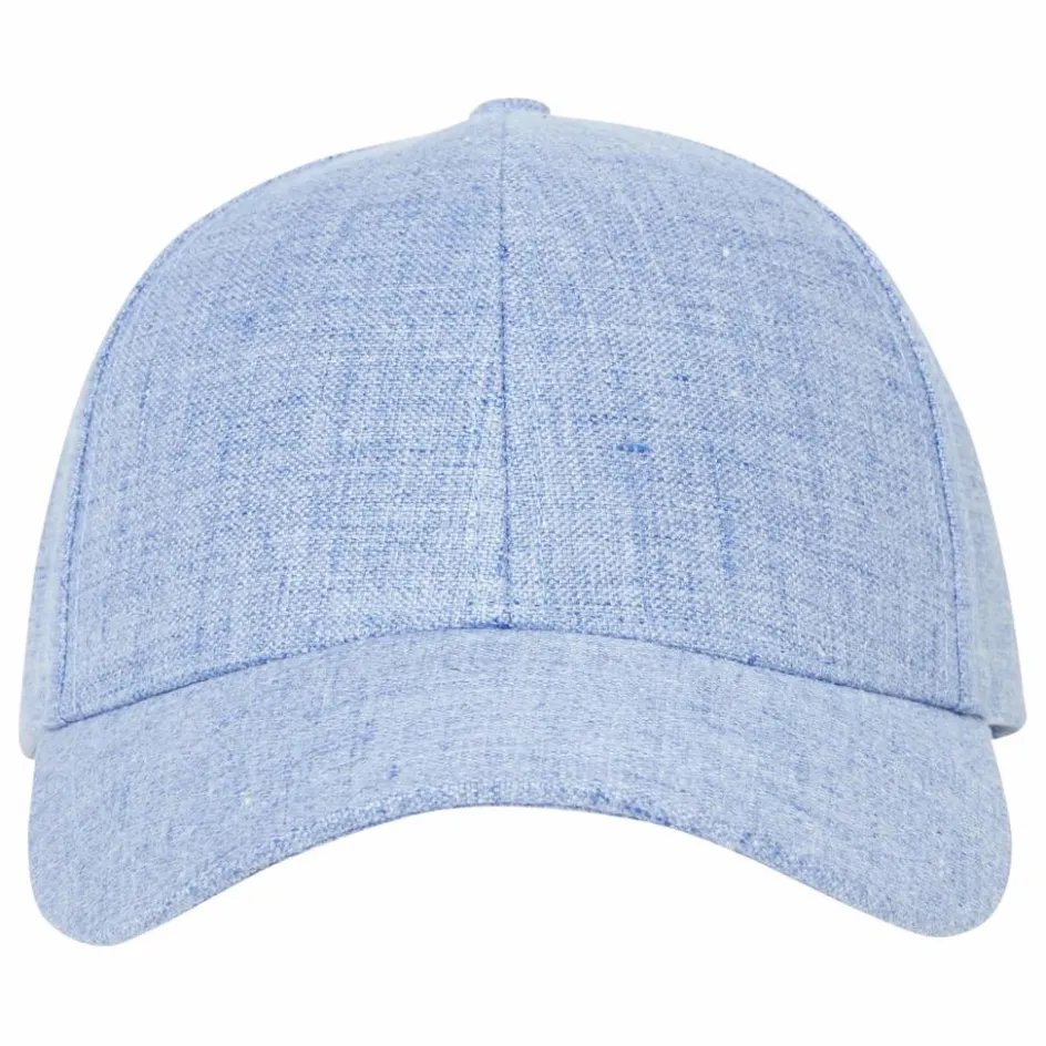 Hot Varsity Headwear Casquette Lin | Bleu azur