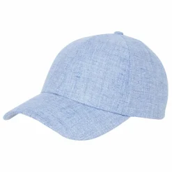 Hot Varsity Headwear Casquette Lin | Bleu azur