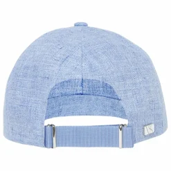 Hot Varsity Headwear Casquette Lin | Bleu azur