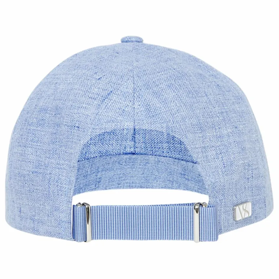 Hot Varsity Headwear Casquette Lin | Bleu azur