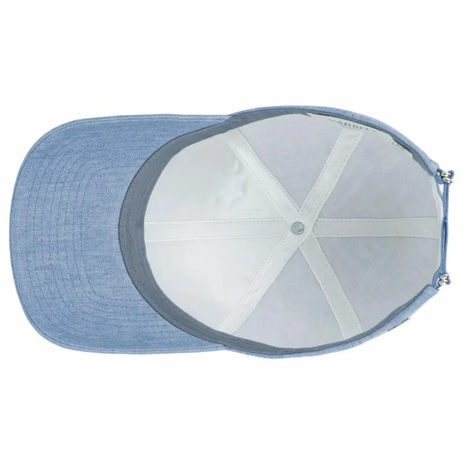 Hot Varsity Headwear Casquette Lin | Bleu azur