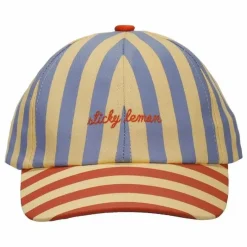 Hot Sticky Lemon Casquette Rayée | Bleu