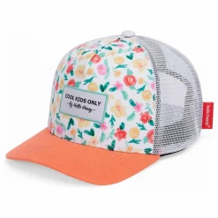 Hello Hossy Casquette Visière Courbée Trucker Watercolor | Orange