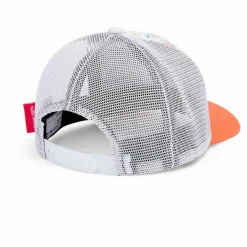 Hello Hossy Casquette Visière Courbée Trucker Watercolor | Orange