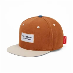 Online Hello Hossy Casquette Visière Plate Unie | Orange Rouille