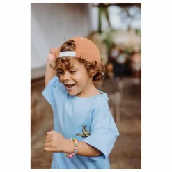Online Hello Hossy Casquette Visière Plate Unie | Orange Rouille