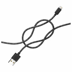 Outlet Le Cord Câble en filet de pêche recyclé - 2mètres | Noir