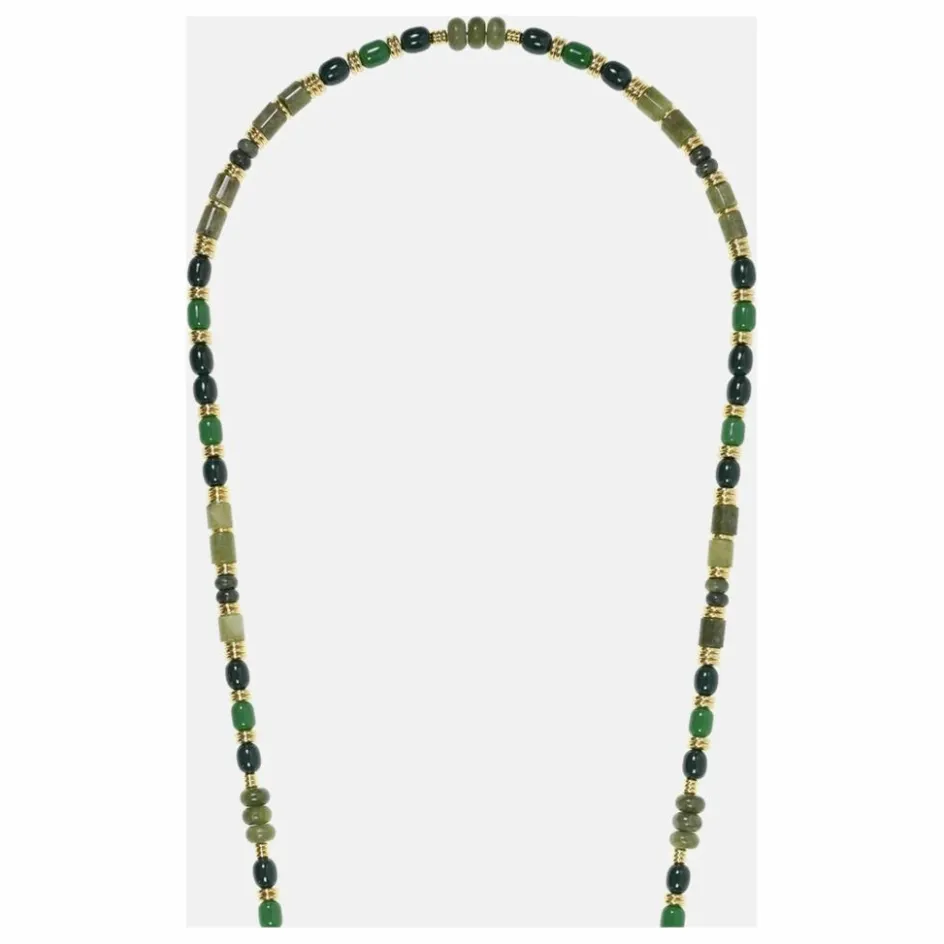 Hot LaCoqueFrançaise Chaine Longue Dakota 120 cm | Vert