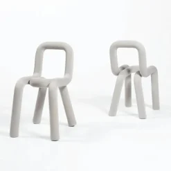 Sale Moustache Chaise Bold, Big Game | Gris clair