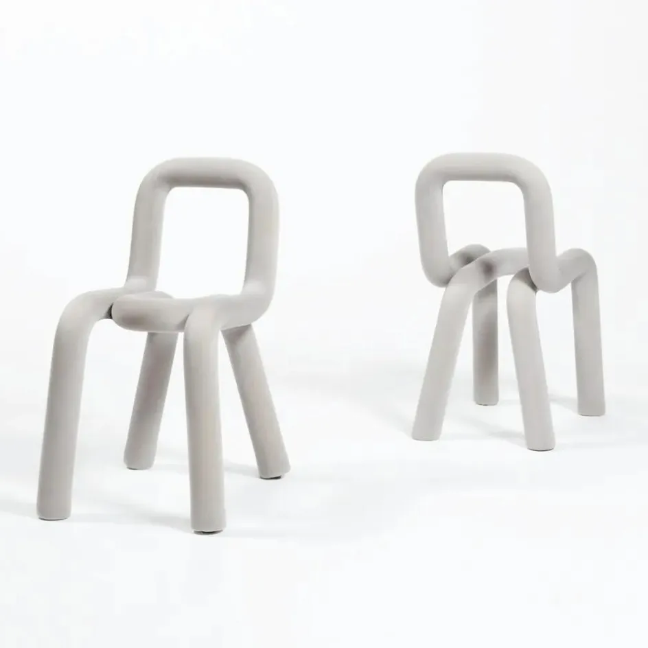 Sale Moustache Chaise Bold, Big Game | Gris clair
