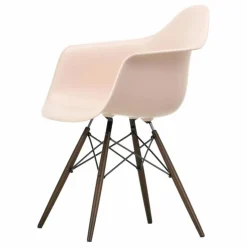 Online Vitra Chaise DAW - piétement érable - Charles & Ray Eames | Rose tendre