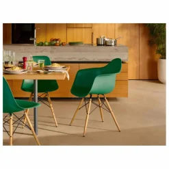 Sale Chaise DAW - piétement érable - Charles & Ray Eames | Chaises, Tabourets, Bancs