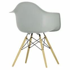 Discount Vitra Chaise DAW - piétement érable - Charles & Ray Eames | Gris clair