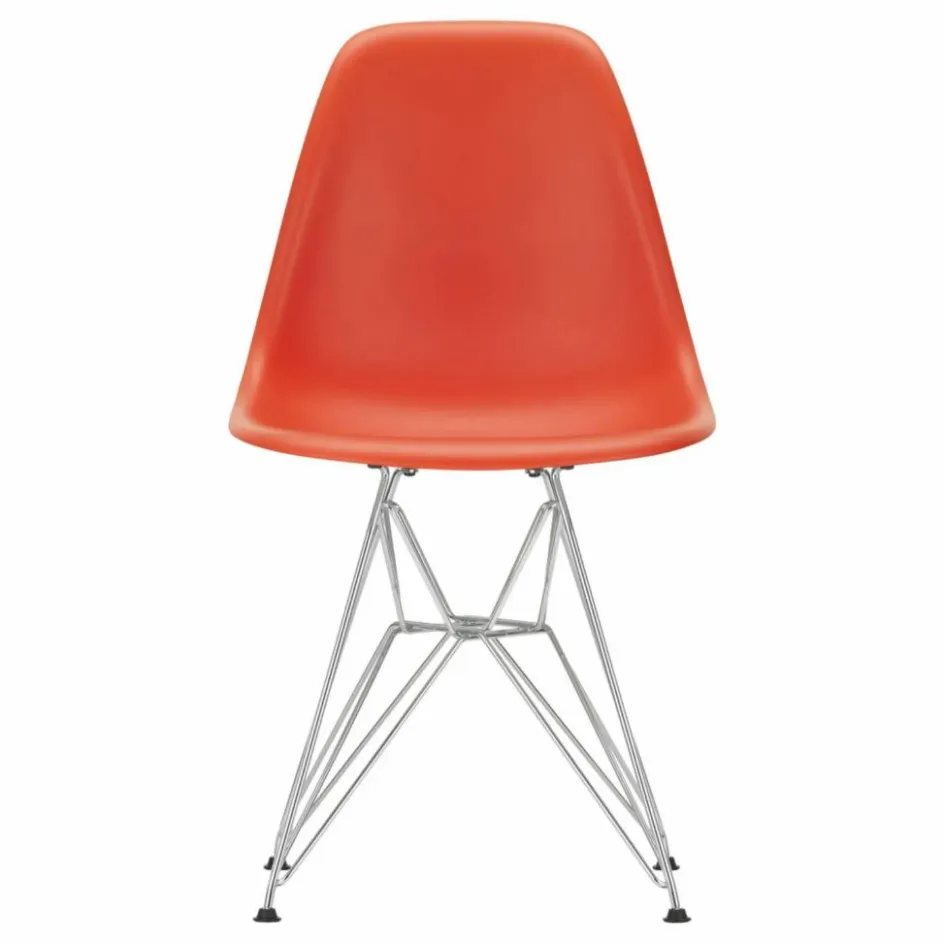 Vitra Chaise DSR Plastic - piètement Chromé - Charles & Ray Eames || Chaises, Tabourets, Bancs