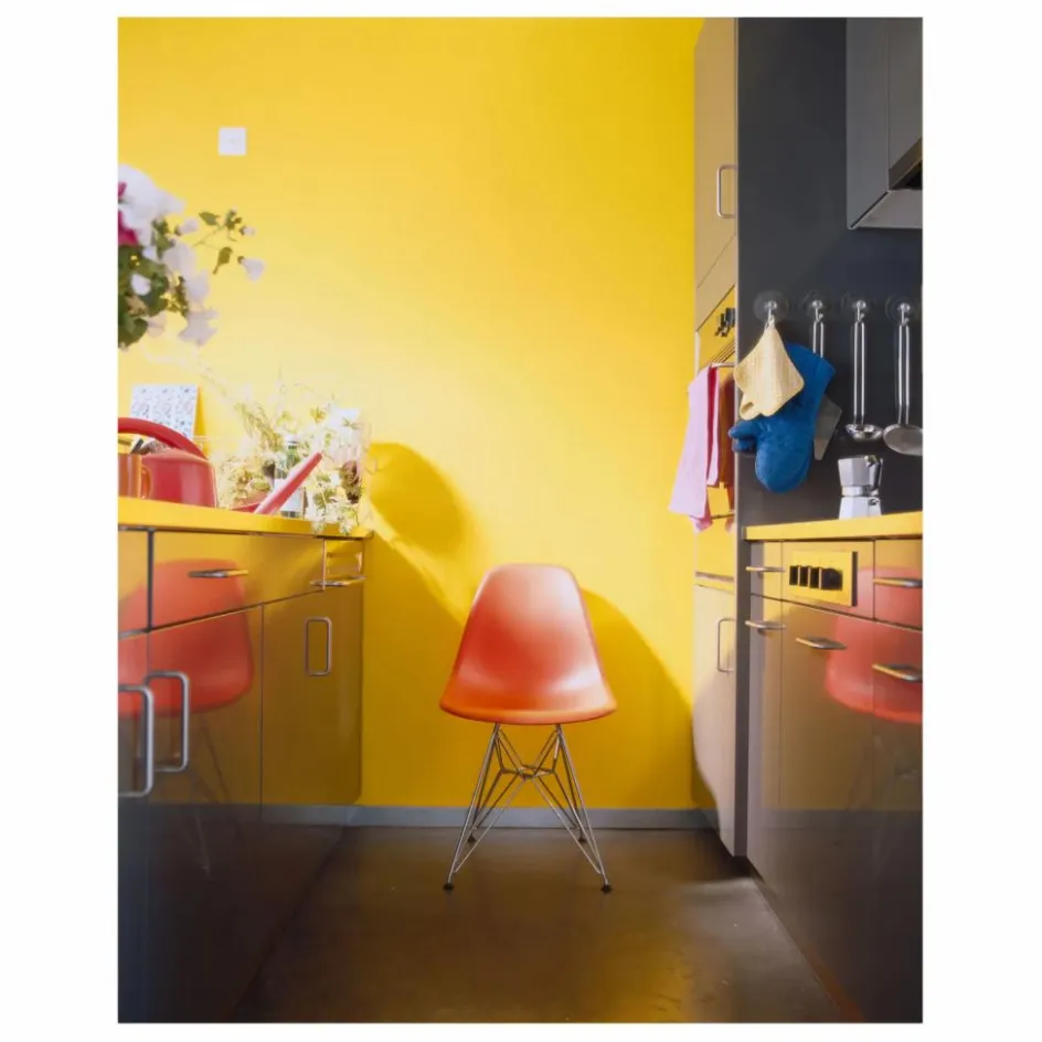 Vitra Chaise DSR Plastic - piètement Chromé - Charles & Ray Eames || Chaises, Tabourets, Bancs