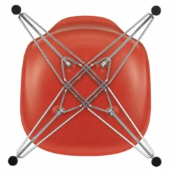 Vitra Chaise DSR Plastic - piètement Chromé - Charles & Ray Eames || Chaises, Tabourets, Bancs
