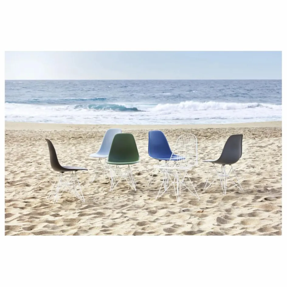Sale Chaise DSR Plastic - piètement blanc epoxy - Charles & Ray Eames | Chaises, Tabourets, Bancs