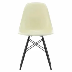 Discount Vitra Chaise DSW Fiberglass - piètement en érable - Charles & Ray Eames | Eames Parchment