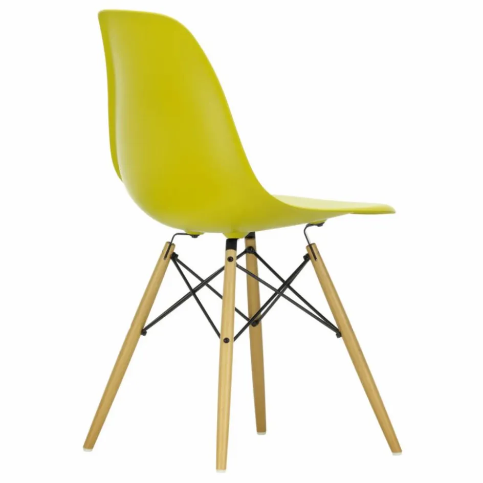 Vitra Chaises, Tabourets, Bancs*Chaise DSW plastic - piètement érable - Charles & Ray Eames |