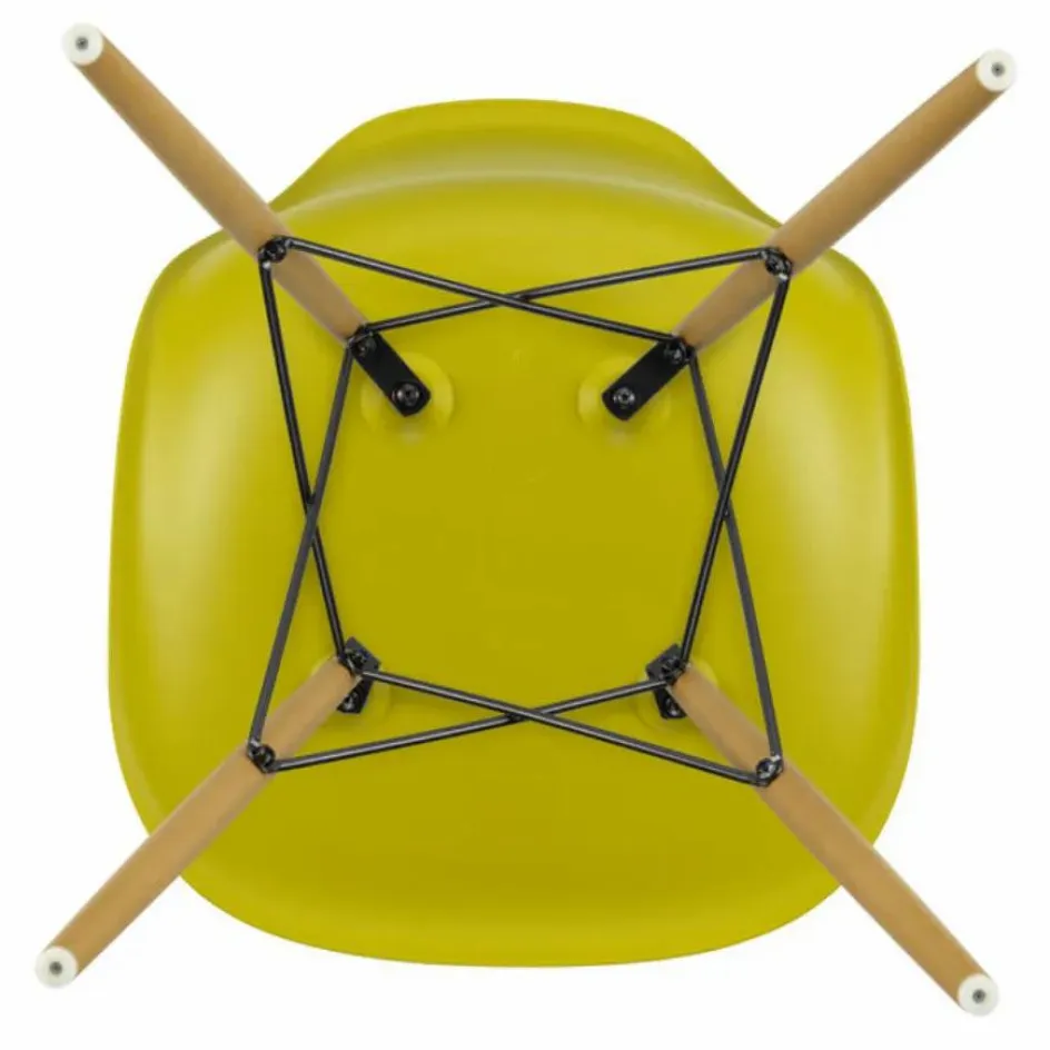 Vitra Chaises, Tabourets, Bancs*Chaise DSW plastic - piètement érable - Charles & Ray Eames |