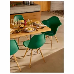 Vitra Chaises, Tabourets, Bancs*Chaise DSW plastic - piètement érable - Charles & Ray Eames |