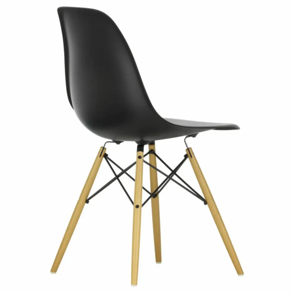 Vitra Chaise DSW plastic - piètement érable - Charles & Ray Eames || Chaises, Tabourets, Bancs
