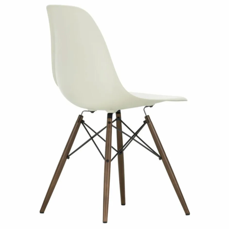 Sale Vitra Chaise DSW plastic - piètement érable - Charles & Ray Eames | Gris galet