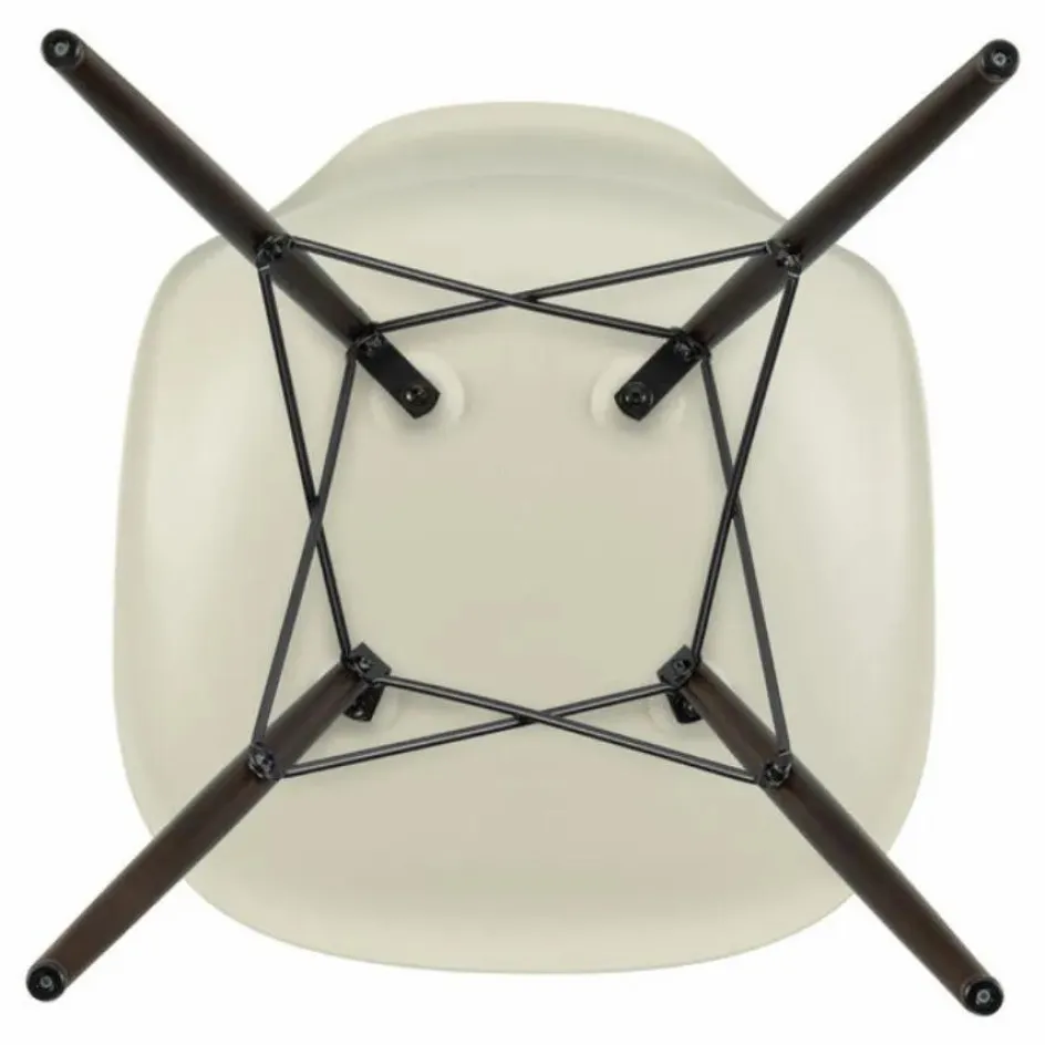 Sale Vitra Chaise DSW plastic - piètement érable - Charles & Ray Eames | Gris galet