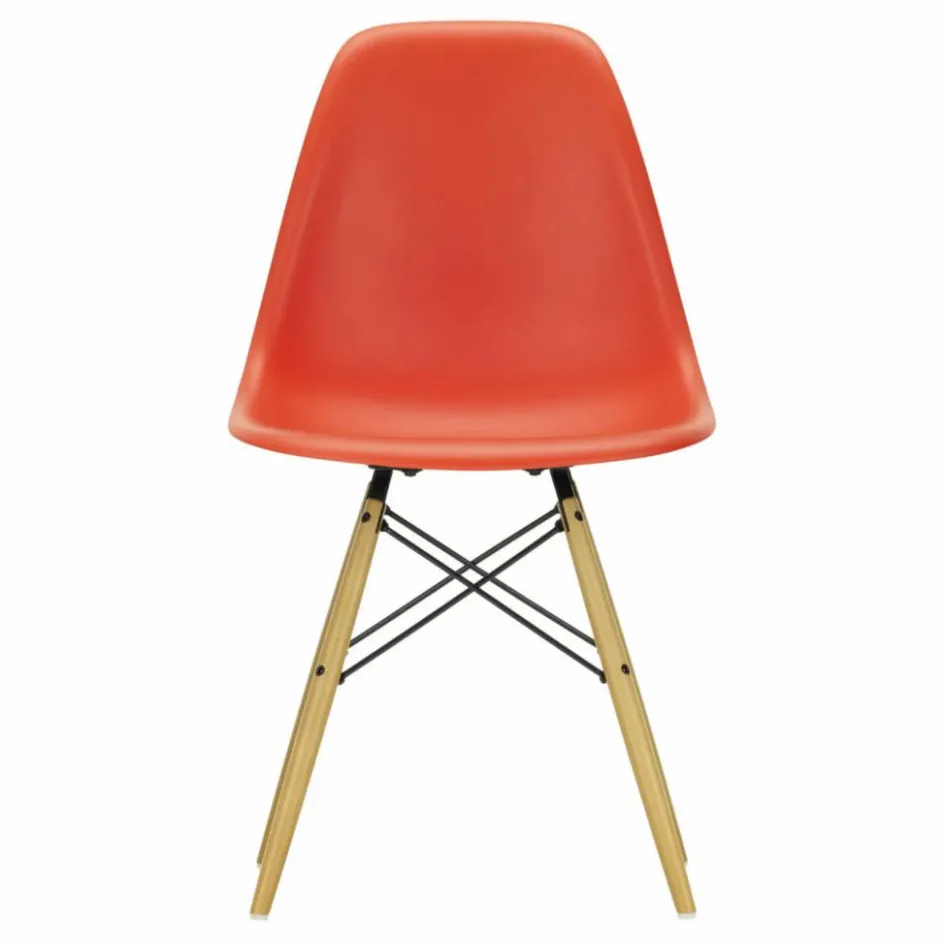 Outlet Chaise DSW plastic - piètement érable - Charles & Ray Eames | Chaises, Tabourets, Bancs