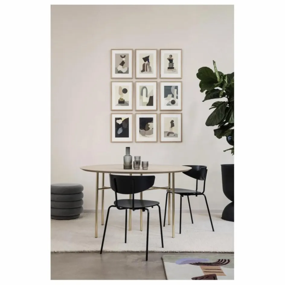 Ferm Living Chaise en chêne Herman || Chaises, Tabourets, Bancs