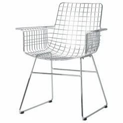Outlet HKliving Chaise en métal | Chromé