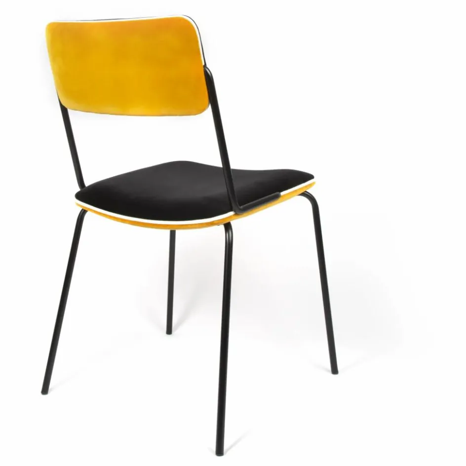 Maison Sarah Lavoine Chaise en velours Double-Jeu || Chaises, Tabourets, Bancs