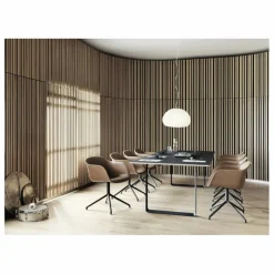 Muuto Chaises, Tabourets, Bancs*Chaise Fiber avec accoudoirs en cuir |