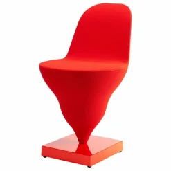 Clearance Moustache Chaise Gelato piètement - Jean-Baptiste Fastrez | Rouge