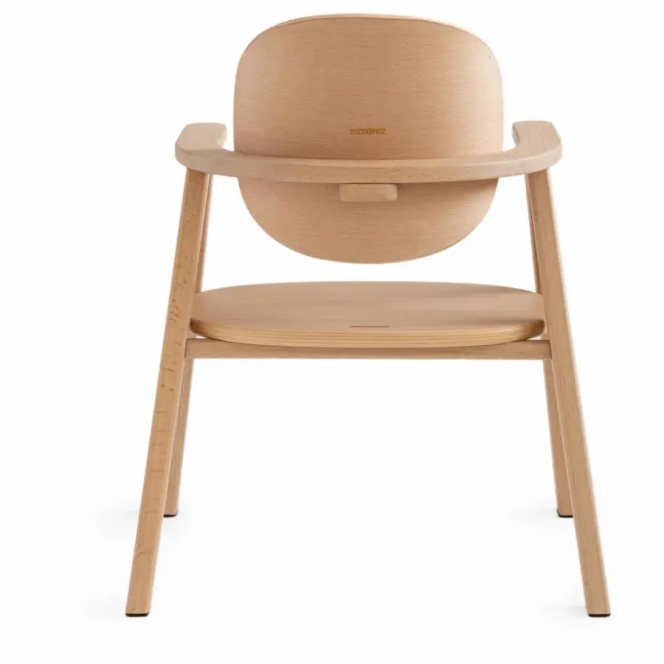 Discount Nobodinoz Chaise haute évolutive en bois massif Growing green Naturel