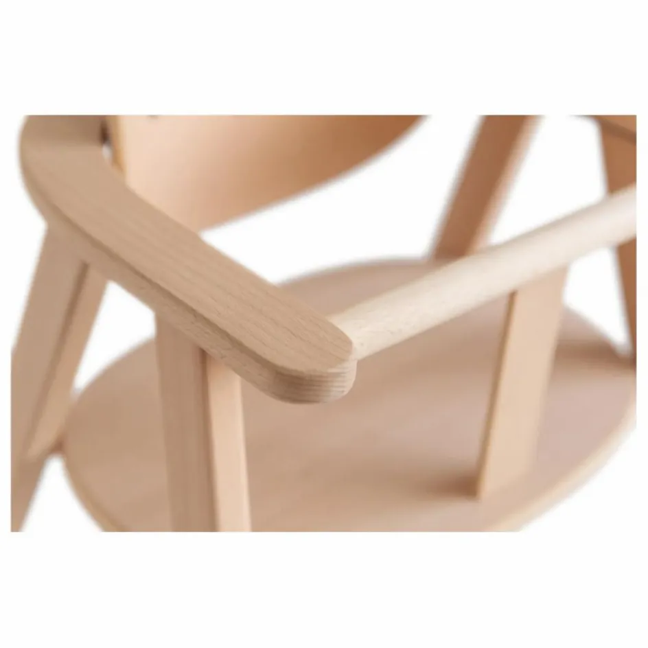 Discount Nobodinoz Chaise haute évolutive en bois massif Growing green Naturel