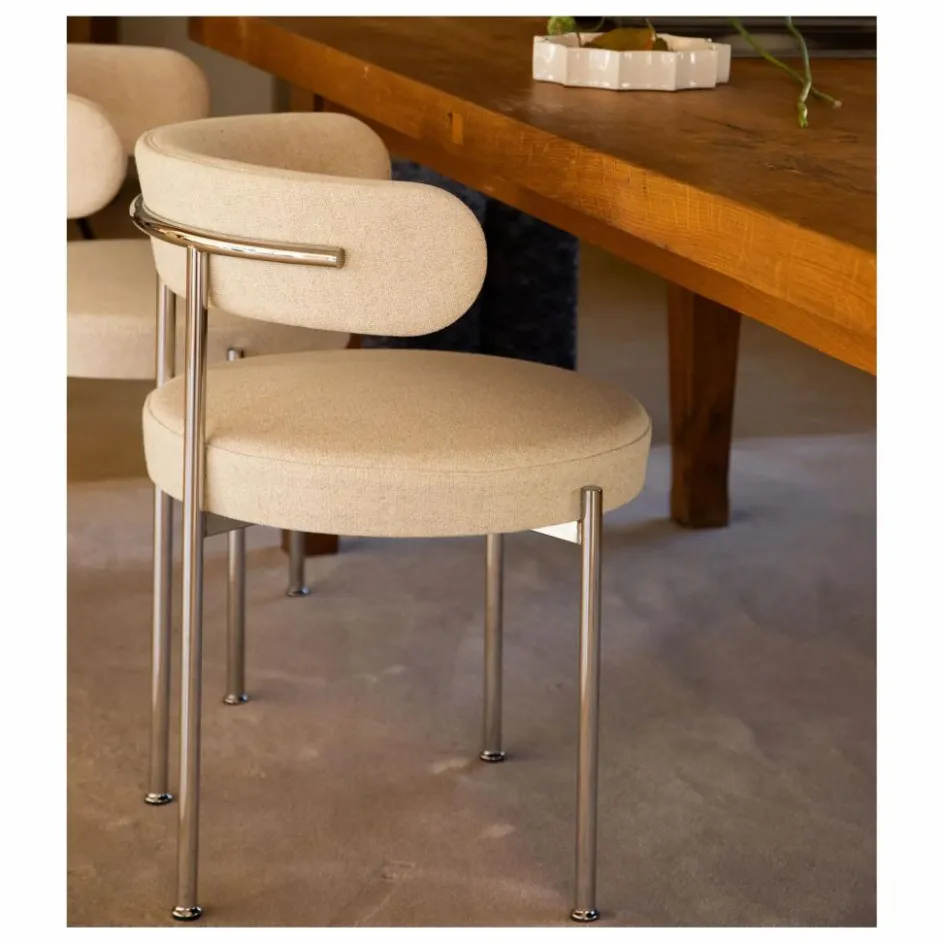 The Socialite Family Chaises, Tabourets, Bancs*Chaise Libera en toile tissée |