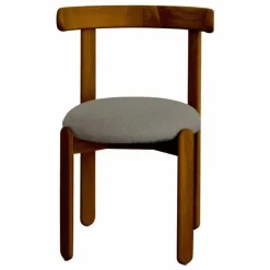 Clearance Chaise Lilas en bois finition Teck, assise en laine | Chaises, Tabourets, Bancs