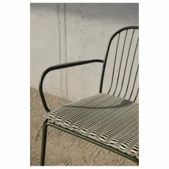 & Tradition Chaise lounge avec accoudoirs Thorvald SC101, Space Copenhagen | Vert foncé