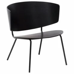 Ferm Living Chaise Lounge Herman en bois et métal || Chaises, Tabourets, Bancs