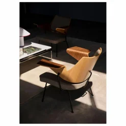 Hot & Tradition Chaise lounge RD8, Robin Day | Gris foncé