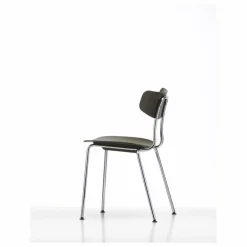 Discount Vitra Chaise Moca - Piétement chromé - Jasper Morrison | Chêne Foncé