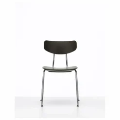 Discount Vitra Chaise Moca - Piétement chromé - Jasper Morrison | Chêne Foncé